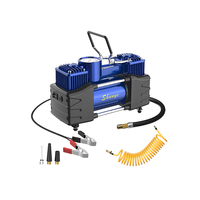 2 Cylinder Portable DC 12V Automatic Air Compressor Car Tire Inflator with Metal Air Pump CE Certification for Cars&Trucks