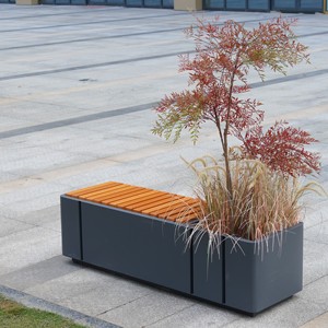 <span class=keywords><strong>Jardinière</strong></span> esthétique avec siège, banc en <span class=keywords><strong>bois</strong></span> avec <span class=keywords><strong>jardinière</strong></span> élégante <span class=keywords><strong>pour</strong></span> hôtel et espace public - Product Image 6