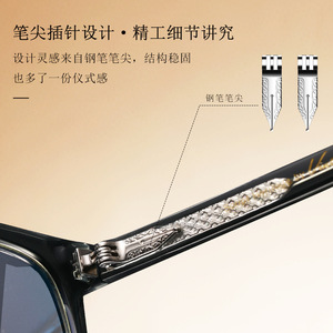 แวนด้า ออพติคอล อายแวร์ F22249 กรอบสี่เหลี่ยมสีดำแบบเต็มกรอบ สำหรับทุกเพศ เลนส์ใส CR-39 ขนาดกลาง - Product Image 3