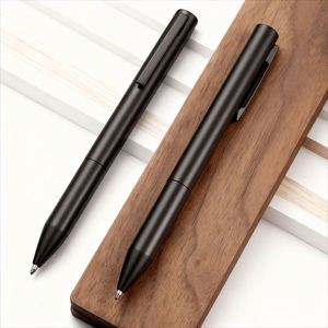 High Quality Custom Logo Black Matte Gray Metal Ballpoint <b>Pen</b> 1.0 mm Writing Width Novelty Business Use Ball <b>Pen</b> for Promotional - Product Image 5