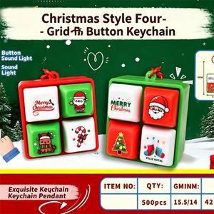 Porte-clés anti-stress personnalisé de Noël, bouton de clavier à pression pour soulager l'anxiété, jouet pour enfants - Product Image 2