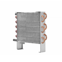 Évaporateur de réfrigérant à tubes à ailettes entièrement en cuivre, 150 à 300 °C, 50 GPM, pour le refroidissement des bancs d'essai de moteurs d'avions