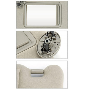 Sun Visor For 2007-2011 Toyota Camry Right Side 74310-06750-E0 With Mirror And <b>Clip</b> Installation - Product Image 1