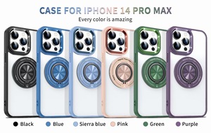 Mát người đàn ông chống sốc TPU PC trường hợp điện thoại cho <span class=keywords><strong>Iphone</strong></span> 15 14 Pro Max 13 12 11 XS x XR 7 8 cộng với Vòng chủ Cover quay lại fundas - Product Image 4