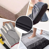 Revêtement en silicone de style multiple Dot Tuff Water Drop Craft Tissu antidérapant pour l'intérieur Matelas en tissu antidérapant Tapis imperméable pour animaux de compagnie