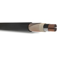 Cable de Corriente Pesada Aislado en PVC NYCY, Conductor Concéntrico de Cobre Desnudo, 0.6/1kV Baja Tensión, Temperatura de Trabajo 90C para Energía