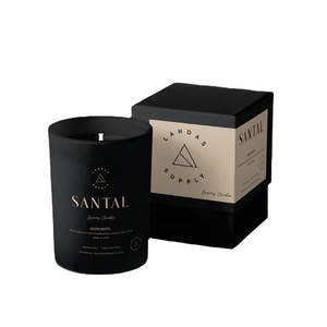 Surprise price luxury candle packaging box gift box set custom logo and color candle with logo for paper tube box