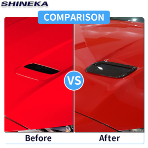 Phụ Tùng Xe Hơi Ford Mustang Các Bộ Phận Bên Ngoài ABS 2Pcs Silicone Xe Phía Trước Mui Xe Vent Đúc 2018 + Bìa Trim - Product Image 5