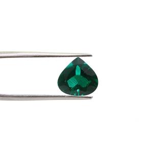 Zambian Origin Loose Emerald Stone Lab Creado Heart Cut Eye Clean Color verde Inclusiones menores Tamaños de gemas 4x4 15x15mm Third - Product Image 1