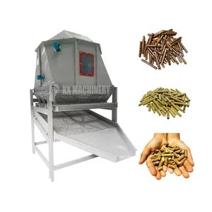 Nuevo Aparato de enfriamiento de pellets de madera integrado confiable para enfriar paja de biomasa cáscara de arroz aserrín de madera hierba