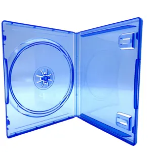Custodia per CD custodia in plastica DVD custodia singola Bluray blu-ray da 14mm per custodia di ricambio per PS4 PS3