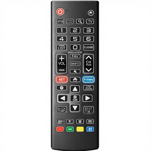 Backlit Replacement Remote Control for LG Smart TVs Customizable for Multiple Models