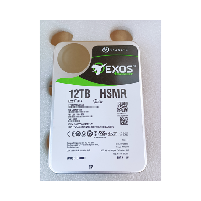 High Speed 12TB Large Capacity SATA 6.0Gbps Hard Disk Drive EXOS HDD 3.5 Inch for Computer Accessories