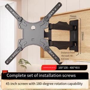 Braket TV Charmount Heavy Duty Fixed Led Corner Level Full <span class=keywords><strong>Motion</strong></span> Screw Swivel Unit untuk Dinding - Product Image 6