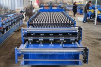 Machine de formage de rouleaux à double couche entièrement automatique pour tôles colorées en Afrique du Sud