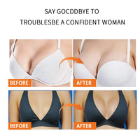 Crème de massage pour le soin des seins à base d'extraits végétaux 100% naturels, hydratante et raffermissante, pour le corps et la poitrine, pour femmes, à domicile ou en salon de beauté, avec logo personnalisé.