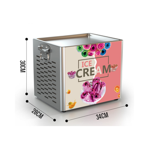 Machine à crème glacée électrique de table-<span class=keywords><strong>Mini</strong></span> dalle de marbre en pierre froide - Product Image 1