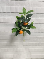 Arbre d'oranger artificiel en fibre de verre de grande taille - Résistant à l'eau et aux UV pour la décoration d'hôtels et de restaurants