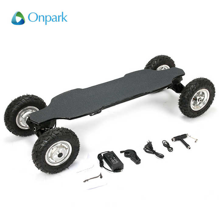値下げ！　電動スケートボード　オフロードタイヤ　パワフル 電動スケボー オフロードタイヤパワフル