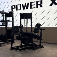 POWER X Best Seller Commercial Pin Loaded Seated Leg Extension Machine Weight Stack Quad Strength Heavy Duty Steel Gym