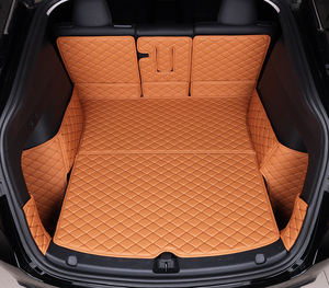Accept Customized Universal <strong>Leather</strong> 3D 5D Luxury Full Set 3-Piece 20mm Thick Car Trunk Mats for 5 Series Factory Wholesale - Product Image 4