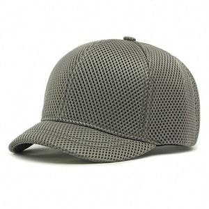 2025 Summer New Men Women Summer Baseball Cap 5CM Short Brim Mesh Breathable Sports <b>Hat</b> - Product Image 5