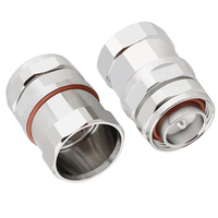 Connecteur coaxial RF mâle DIN 7/16 pour câble d'alimentation 1/2, adaptateur en cuivre pur 50 Ohm pour antenne de station de base de télécommunications