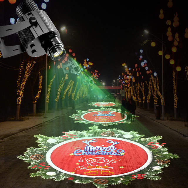 Oem hd Gobo Projector Slide logo Machine Street Building Monogram Billboard Led Advertising Light