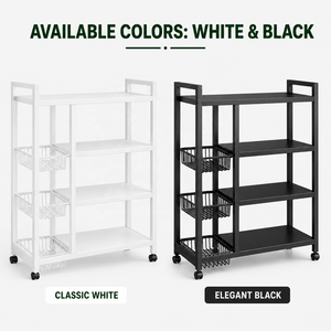 Organizador de Cocina Tipo Estante con 4 Niveles, Estante Metálico y 3 Cestas <span class=keywords><strong>para</strong></span> Uso Doméstico, Proveedor Mayorista - Product Image 6