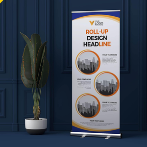 Bestseller: Erschwingliches UV-Druck Roll-up-Banner mit Ständer, Tragbar für Messen und Roadshows - Product Image 1