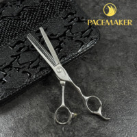 Ciseaux à cheveux droits pour droitiers en acier inoxydable de 6 pouces, ciseaux de barbier japonais, ciseaux à effiler professionnels pour salon
