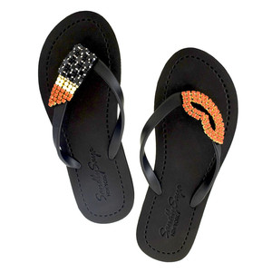 Sandalias Planas con Pedrería para Mujer - Product Image 1