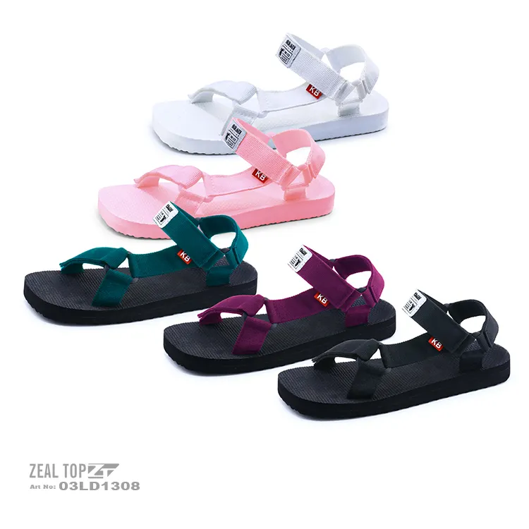Summer New Fashionable Hot Sale Multi Colors Comfortable Outdoor Light Weight Flatform Teva Womens Sandals