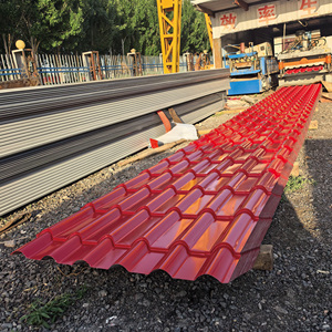 Matériaux de construction imperméables, tôles de <span class=keywords><strong>toiture</strong></span> en métal, tôles d'acier galvanisé prélaqué PPGI, tôles de <span class=keywords><strong>toiture</strong></span> ondulées, tôles pour toitures - Product Image 2