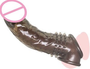 Rts godes pénis manchon pénis Extender hommes agrandir loup accolades apathie sexuelle spécial femelle granule lueur <span class=keywords><strong>préservatif</strong></span> amusant srne asf - Product Image 4