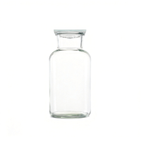 Bouteille de collecte de gaz en verre de laboratoire 60ml 125ml 250ml 500ml (Ensemble avec plaque en verre meulé)