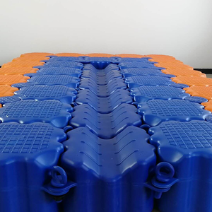 Quai flottant en forme de V pour jet-skis Micro-bateaux Ponton en plastique HDPE durable avec piston d'ancrage Caractéristique Application marine - Product Image 4
