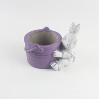 Jardinière en béton faite à la main, taille personnalisable, pot de fleurs en ciment pour la maison, prix compétitif
