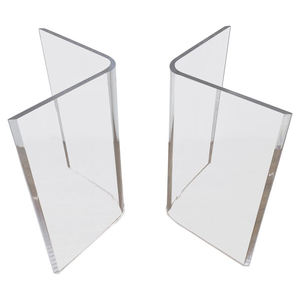 قاعدة طاولة الطعام من الأكريليك الشفاف على شكل حرف V قاعدة طاولة كلاسيكية على شكل حرف V قاعدة طاولة مخططة على شكل حرف V - Product Image 1