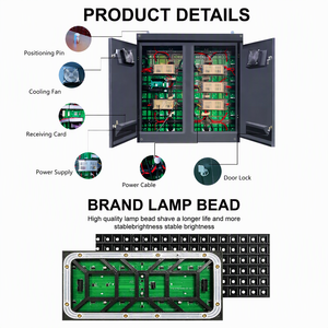 Afficheur LED couleur plein format P10 pour extérieur, affichage publicitaire 4K, signalisation numérique étanche IP65, haute luminosité - Product Image 3