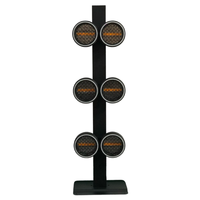 Seis Lámparas Giratorias Retro con Cuerpo de ABS Resistente, Luz Estroboscópica LED RGBW para Pista de Baile, Control DMX512 para Fiestas, Eventos al Aire Libre, Clubes y Escenarios