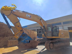 מחפר זחלי כבד קטרפילר 2020 מדגם 350 355, 50 טון, 5022 שעות עבודה, מנוע משומש בעל ביצועים גבוהים, בקר PLC. - Product Image 3