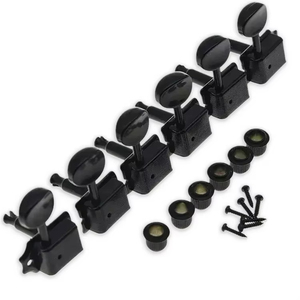 Black 6 in Line Vintage Guitar Tuners <strong>Tuning</strong> Pegs Keys Guitar Machine Heads for <strong>ST</strong> TL Guitars - Product Image 6