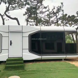 Case prefabbricate di fascia alta moderne realizzate in Cina sotto <span class=keywords><strong>forma</strong></span> di capsule spaziali mobili in acciaio zincato portatili - Product Image 1