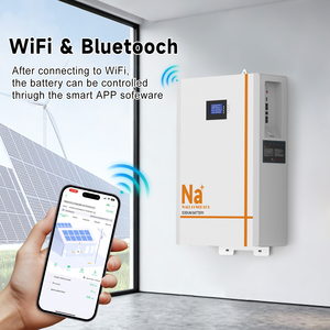 แบตเตอรี่เก็บพลังงานแสงอาทิตย์ขนาด51.2V 10kwh ติดผนังใช้ในบ้านแบตเตอรี่โซเดียมไอออนขนาด48V - Product Image 2