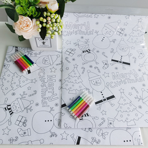 Mantel de PVC para niños de diseño personalizado, pintura de papel de Color, mantel de billar, cepillo de inteligencia para niños, cubierta de mesa de nuevo diseño - Product Image 5