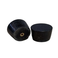 Poignée de meuble en marbre naturel de haute qualité, bouton de meuble en marbre noir Nero Marquina pour la cuisine et la décoration intérieure