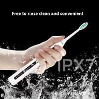 Cepillo de dientes eléctrico recargable con levitación magnética, cepillo de dientes sónico eléctrico para adultos con cerdas suaves, para limpieza dental en pareja