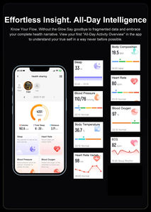 Смарт-браслет ODM/OEM без экрана, фитнес-трекер, мониторинг сердечного ритма и артериального давления 24/7, GPS, отслеживание бега, AI-анализ здоровья - Product Image 6