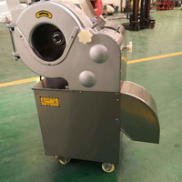 Professionele industriële groente- en fruit snijmachine voor ui, radijs, kokosnoot, aloë vera, mango, komkommer en andere fruitsoorten.